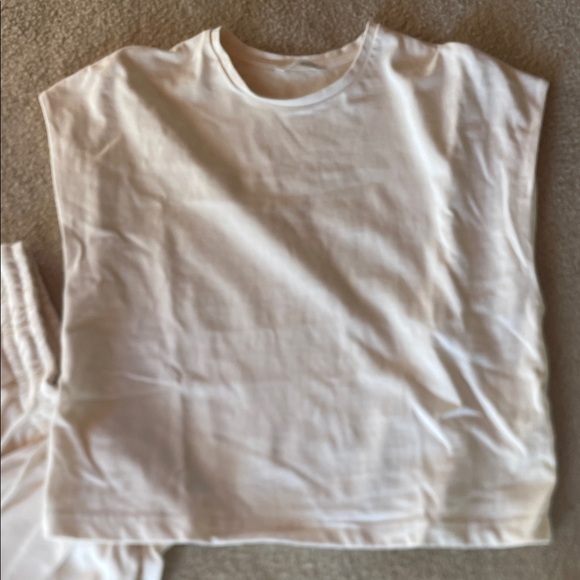 Zara White Tank Top and Shorts Set - Picture 4 of 7